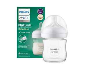 Tetero Philips Avent vidrio 4 onzas